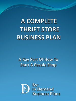 cover image of A Complete Thrift Store Business Plan